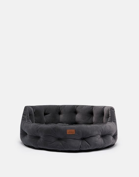 Joules Chesterfield Pet Bed Grey Ladybird Pet Boutique Ltd